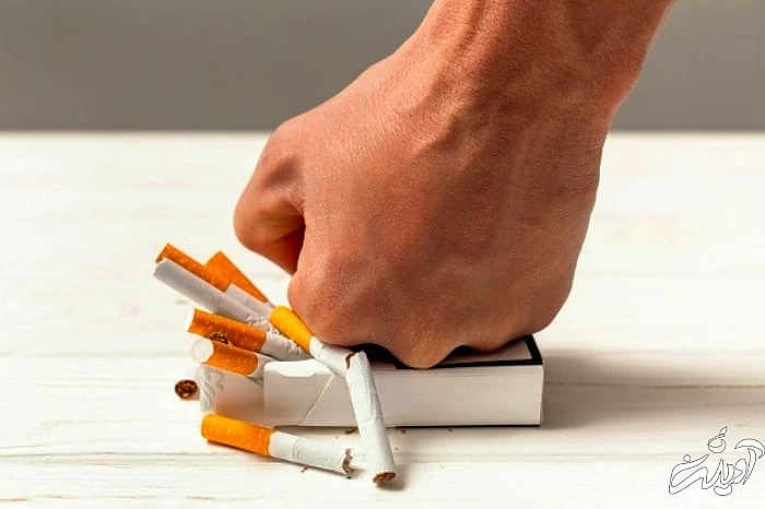 ترک سیگار برای جلوگیری از لاغری صورت ترک سیگار